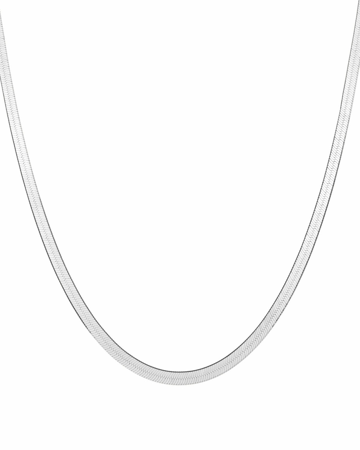 Aurate Gold Herringbone Chain Necklace | Universal Standard