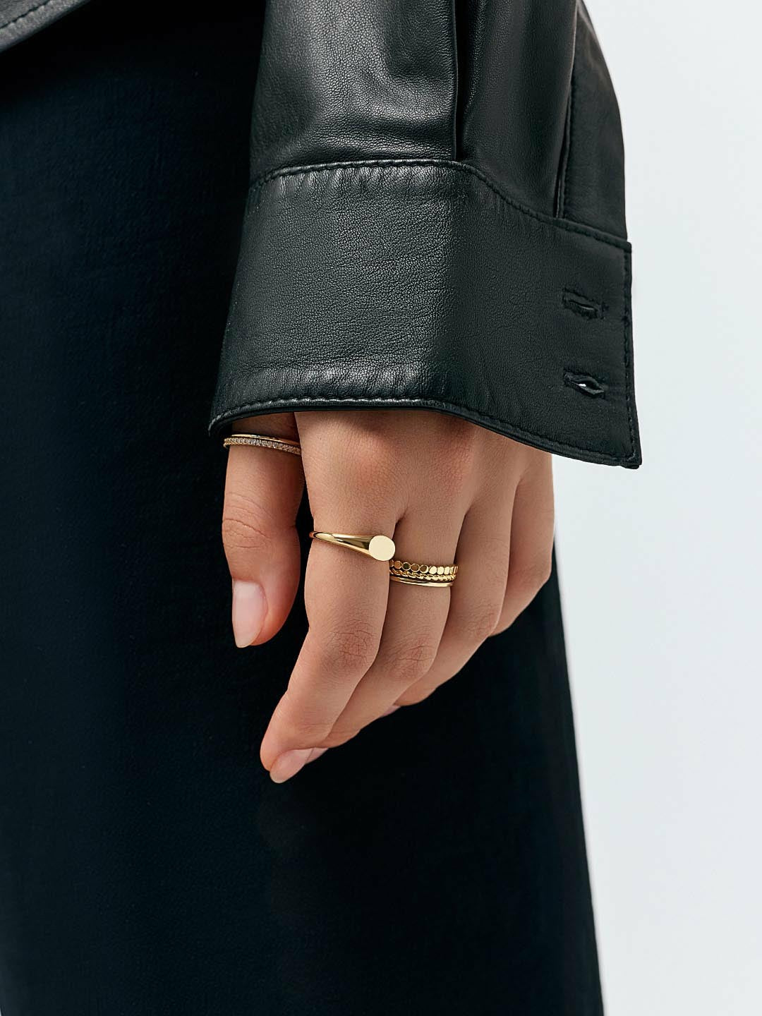 Ana Luisa Gold Ring Set - Adrianna Set | Universal Standard