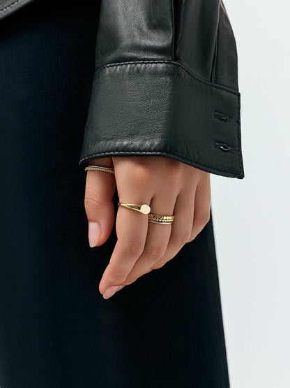 Ana Luisa Gold Ring Set - Adrianna Set | Universal Standard