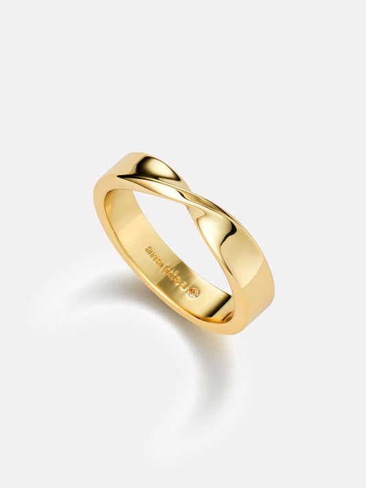 Ana Luisa Gold Band Ring - Eliora | Universal Standard