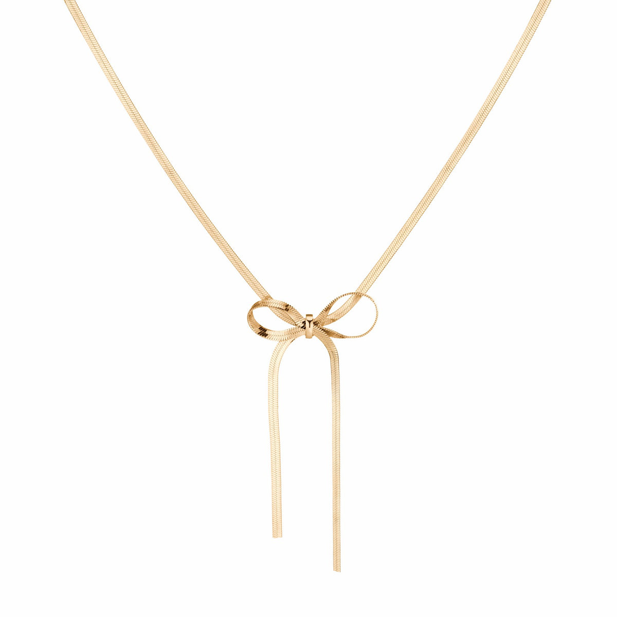 Aurate Herringbone Bow Choker | Universal Standard