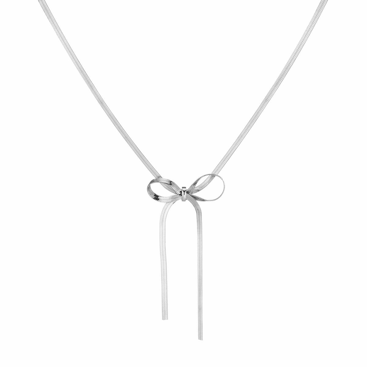 Aurate Herringbone Bow Choker | Universal Standard
