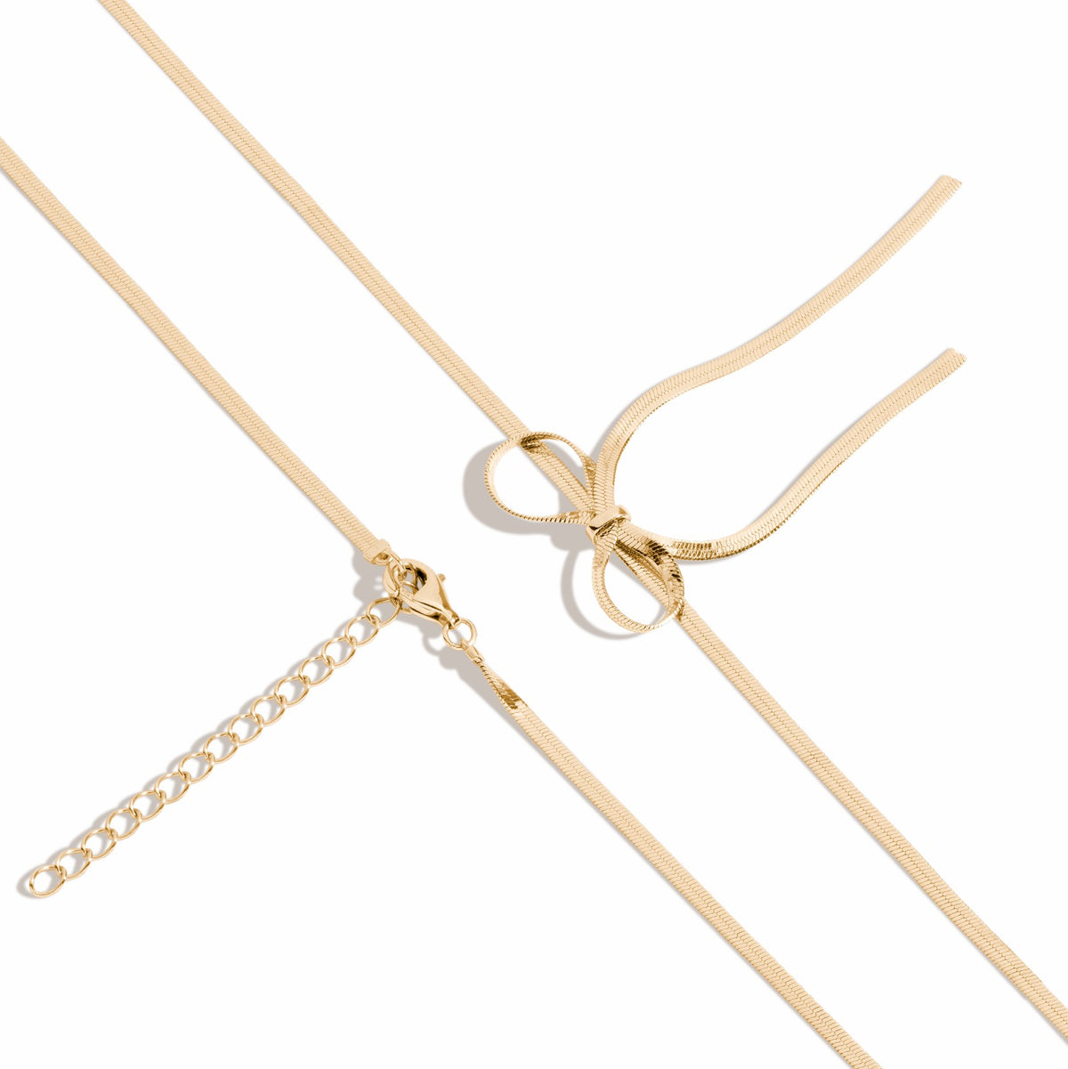 Aurate Herringbone Bow Choker | Universal Standard