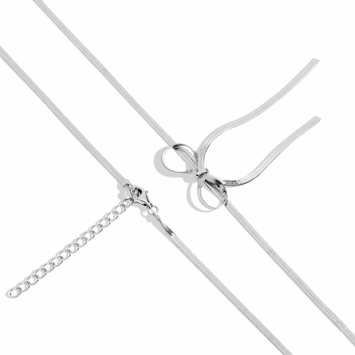 Aurate Herringbone Bow Choker | Universal Standard