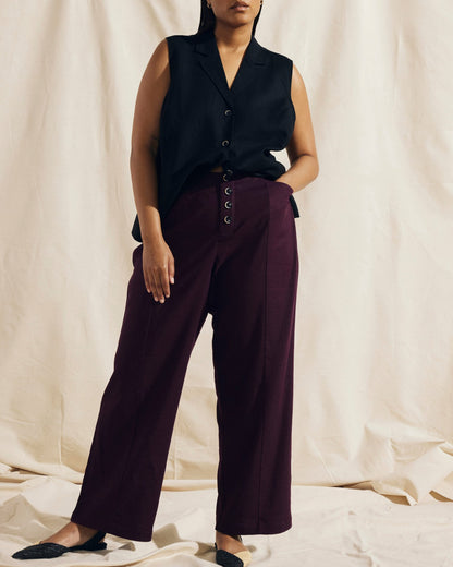 Coastal Linen Blend Pants - Acai | Universal Standard