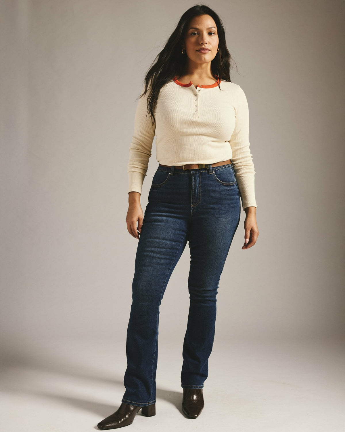 Marne Bootcut Jeans 32 inch - Naval Blue Wash | Universal Standard