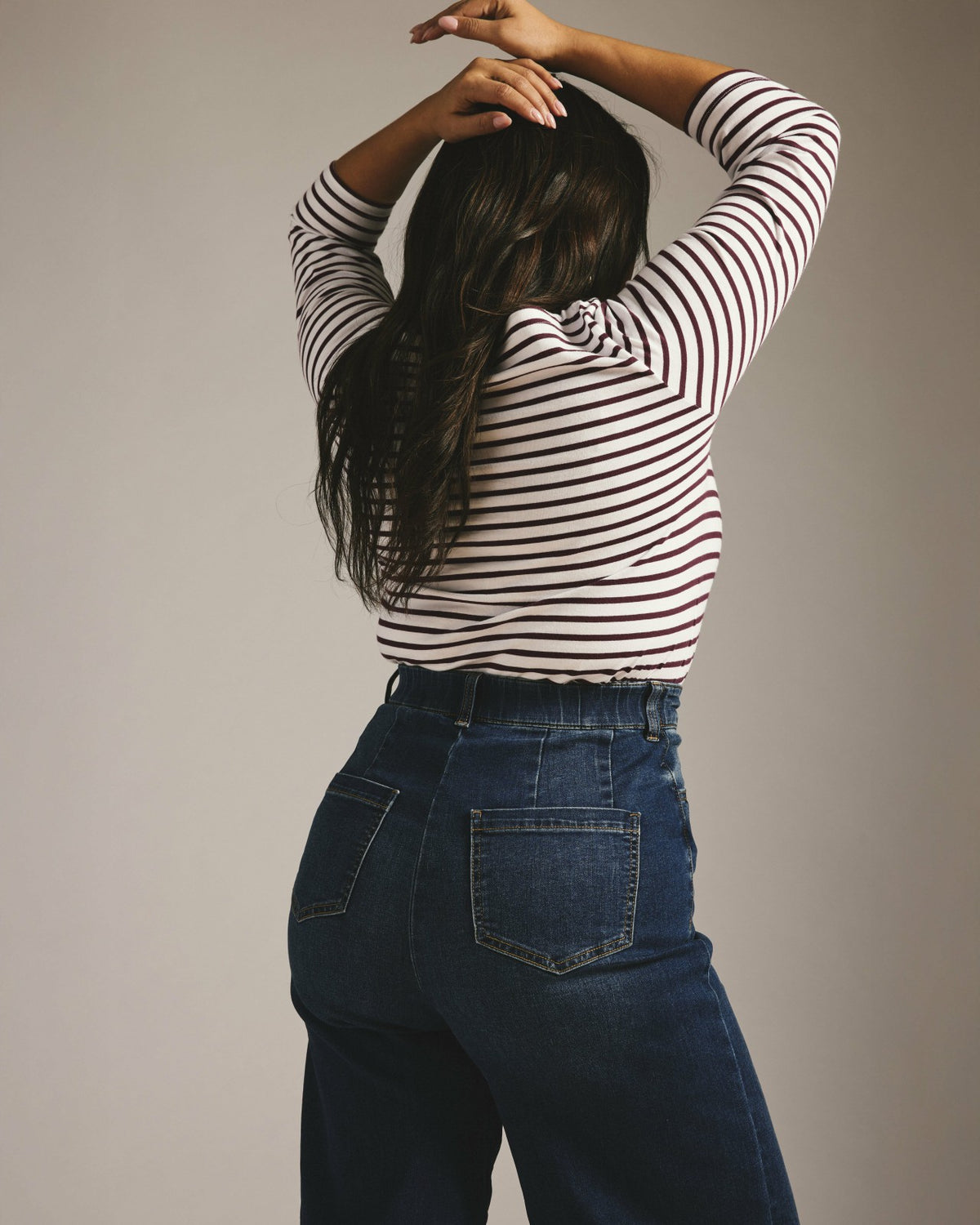 Carrie High Rise Wide Leg Jeans - Naval Blue Wash | Universal Standard