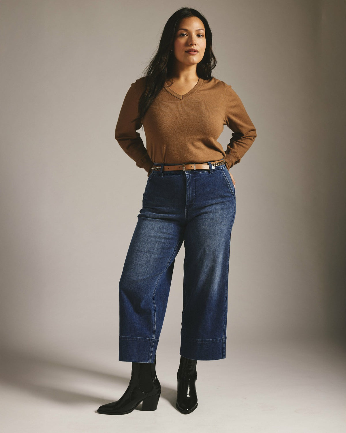 Carol High Rise Cropped Jeans - True Blue | Universal Standard