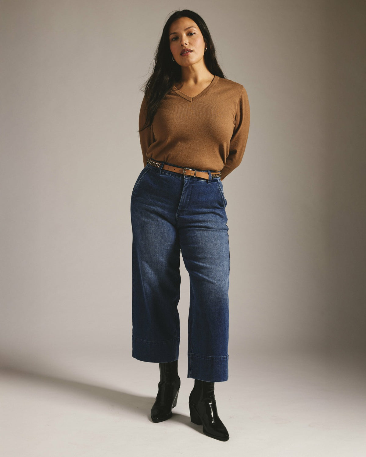 Carol High Rise Cropped Jeans - True Blue | Universal Standard