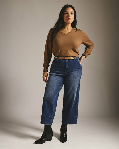 Carol High Rise Cropped Jeans - True Blue | Universal Standard
