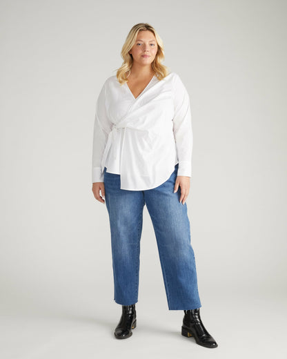 Etta High Rise Straight Leg Jeans 28 Inch - Camden Blue | Universal Standard