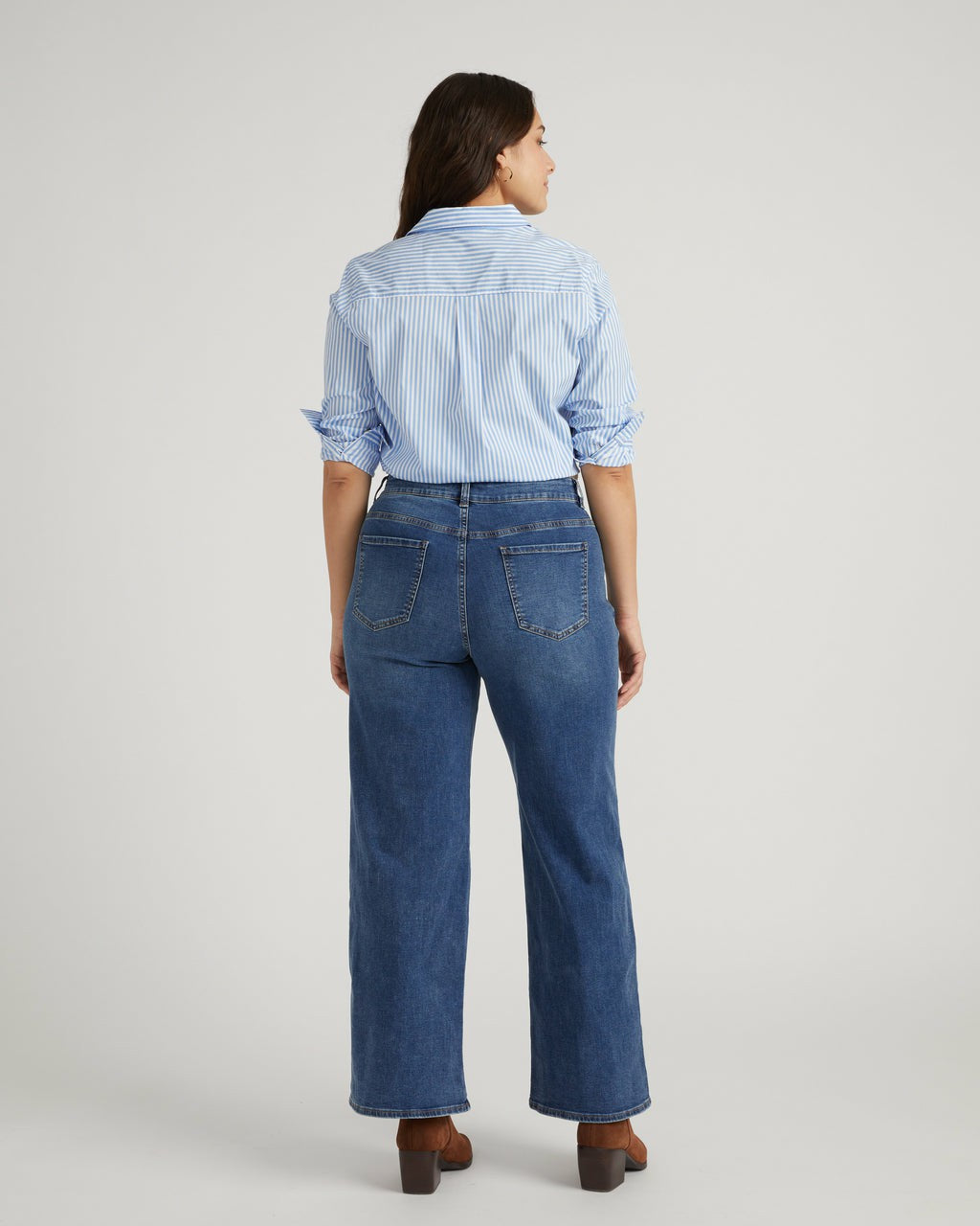 Roxy Relaxed Bootcut Jeans - Anzio Blue | Universal Standard