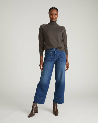 Claudia High Rise Stretch Jeans - Naval Blue Wash | Universal Standard