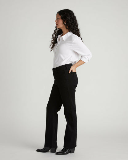 Marne Bootcut Jeans 32 inch - Jet Black | Universal Standard