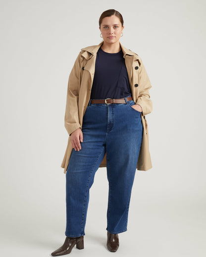 Ella High Rise Straight Leg Jeans - True Blue | Universal Standard