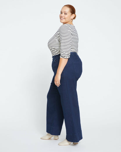 Carrie High Rise Wide Leg Jeans - Dark Indigo | Universal Standard