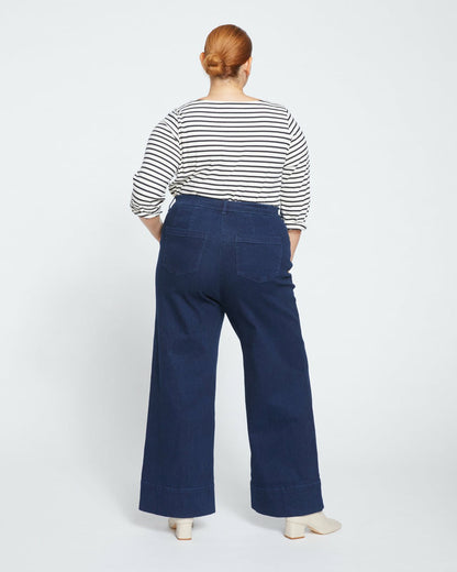 Carrie High Rise Wide Leg Jeans - Dark Indigo | Universal Standard