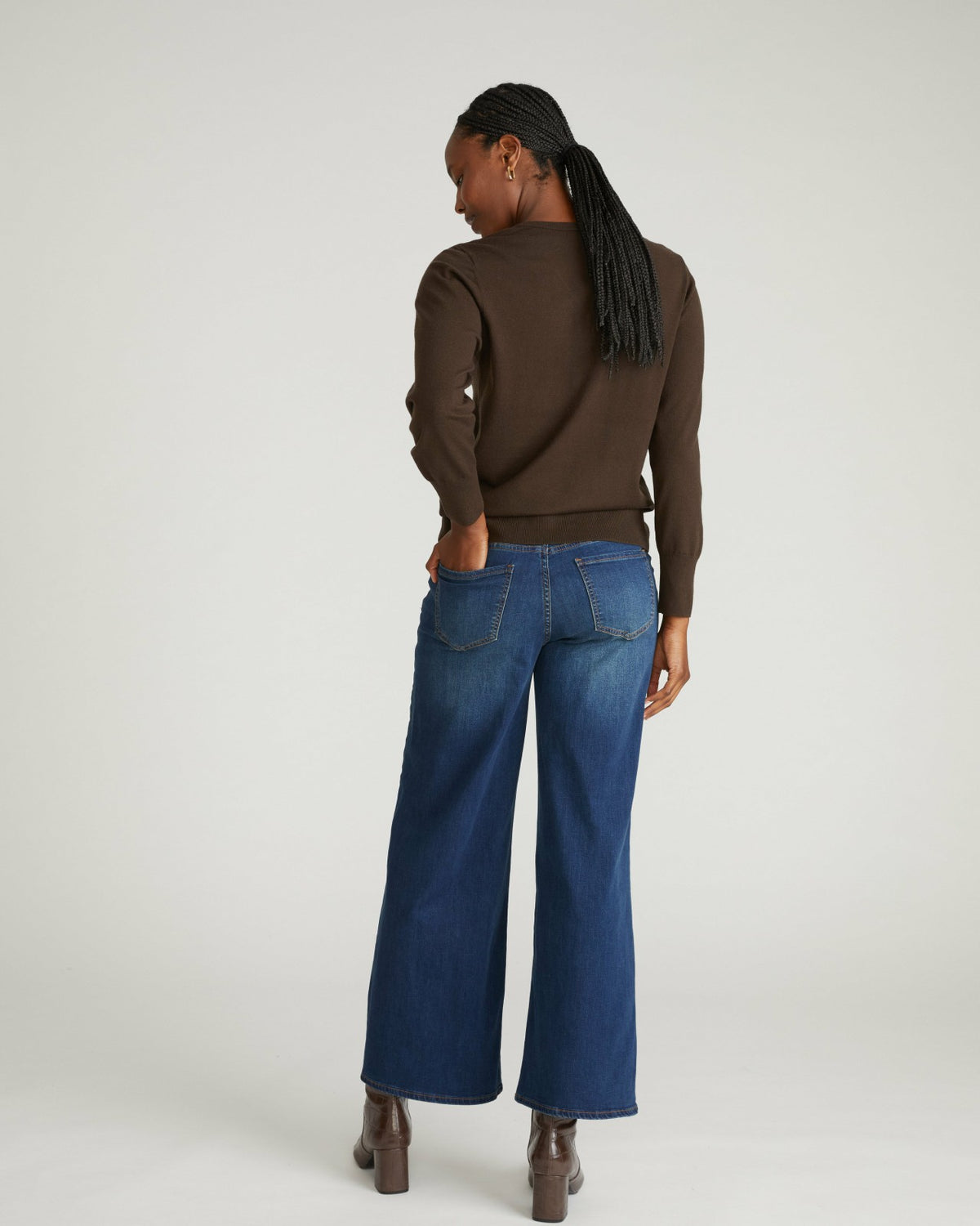 Roxy Relaxed Bootcut Jeans - Field Of Dreams Indigo | Universal Standard