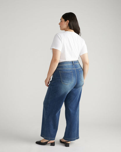 Taylor ComfortDenim Trouser Jeans - Seychelles Blue | Universal Standard