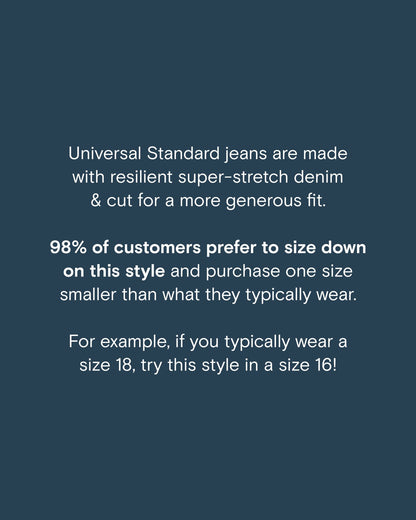 Seine High Rise Straight Leg Jean 29 Inch - Anzio Blue | Universal Standard