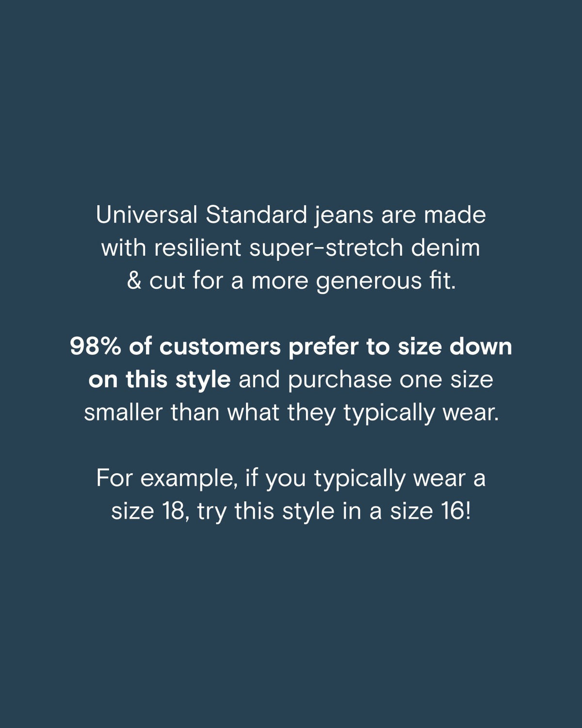 Etta High Rise Straight Leg Jeans 31 Inch - Aged Indigo | Universal Standard