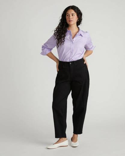 Dakota Twisted Leg Jeans - Jet Black | Universal Standard