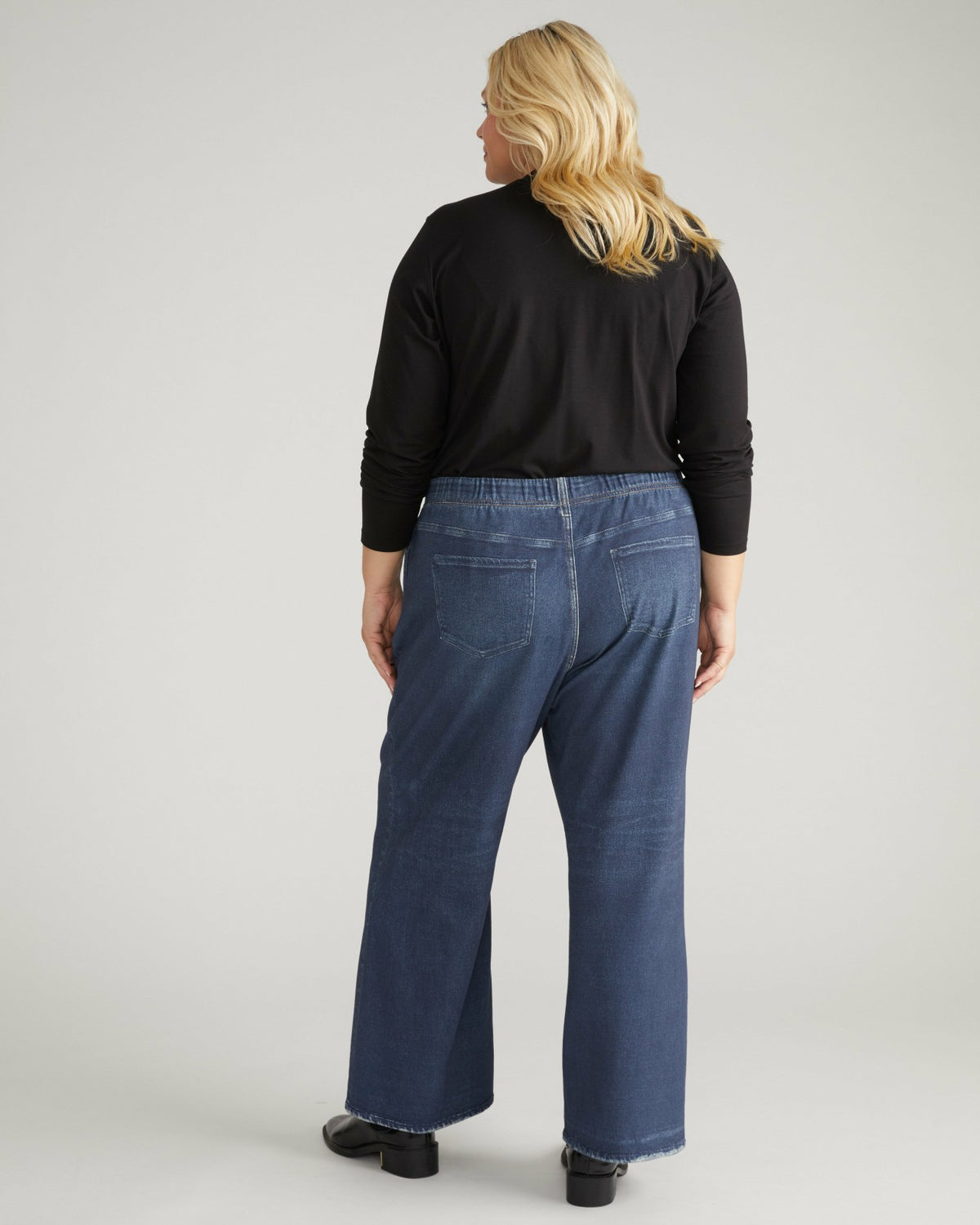 Wide Leg Sweatpant Jeans - Blue Mirage | Universal Standard