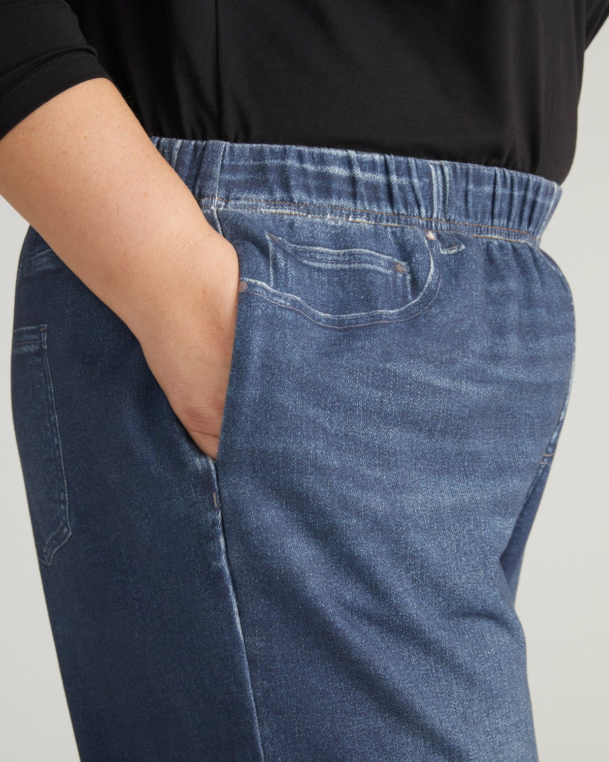 Wide Leg Sweatpant Jeans - Blue Mirage | Universal Standard
