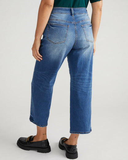 Bae Boyfriend Crop Jeans - Princeton Blue | Universal Standard