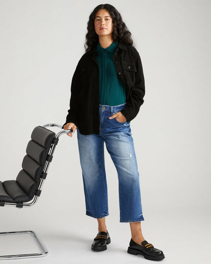 Bae Boyfriend Crop Jeans - Princeton Blue | Universal Standard