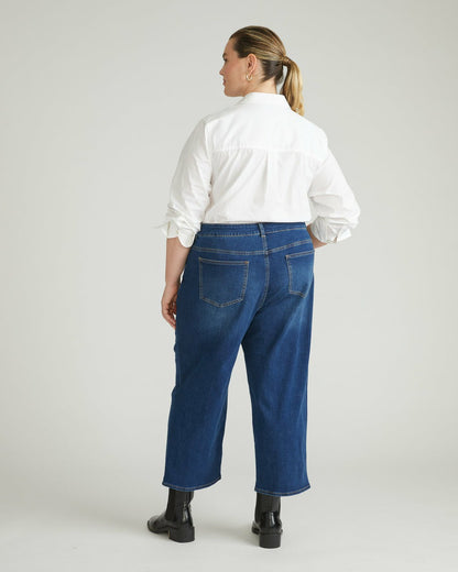 Bae Boyfriend Crop Jeans - Naval Blue Wash | Universal Standard