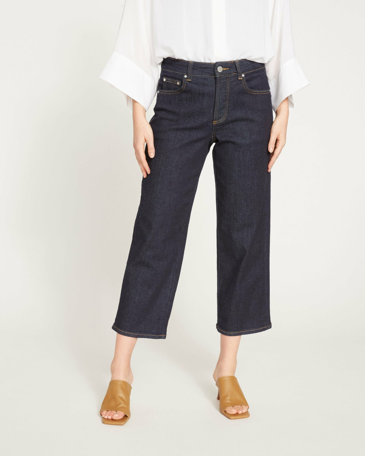 Bae Boyfriend Crop Jeans - Vintage Indigo Selvedge | Universal Standard