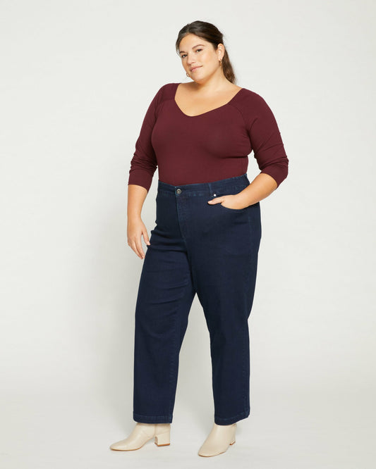 Elastic Waist Weekend Jeans - Dark Indigo | Universal Standard