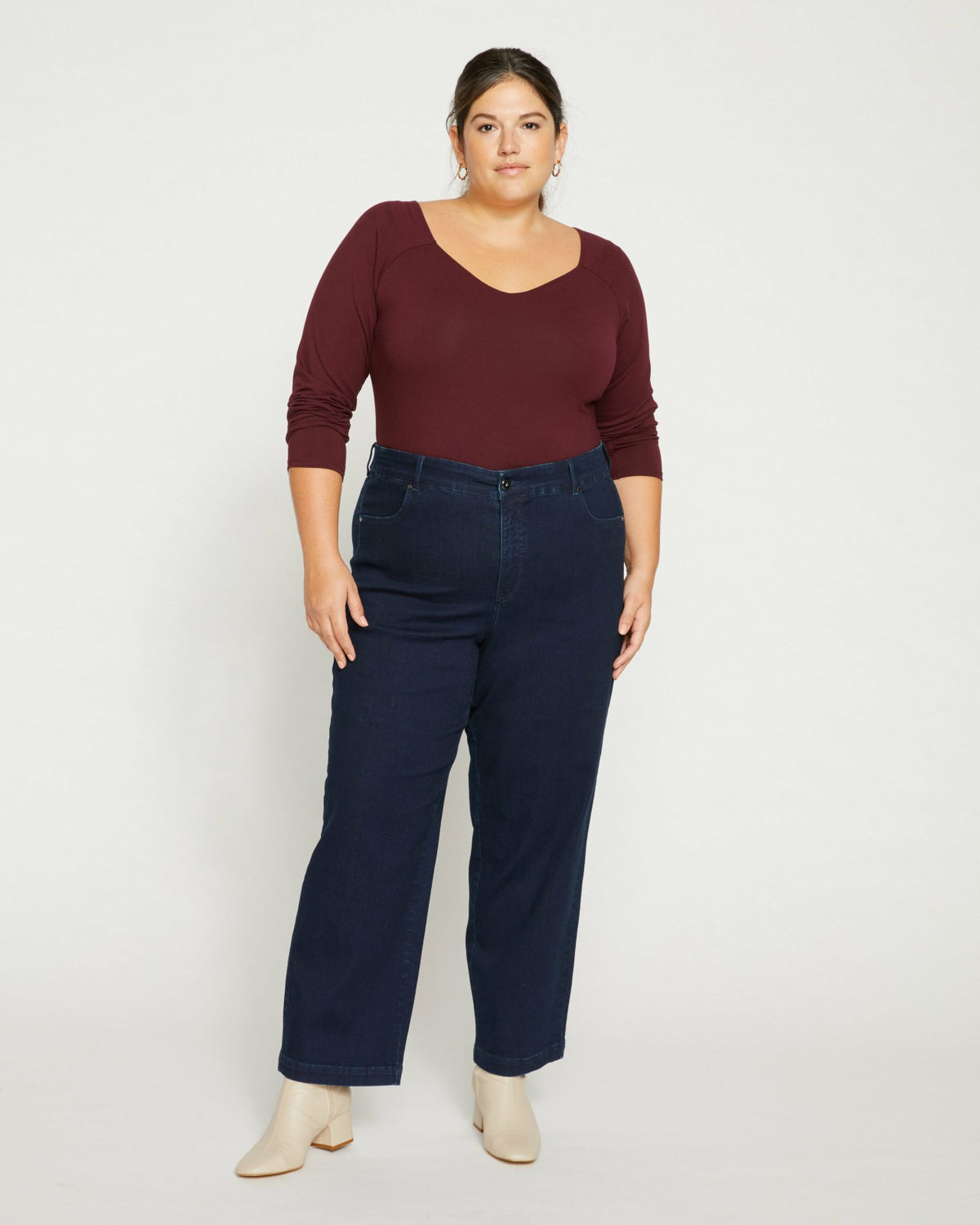 Elastic Waist Weekend Jeans - Dark Indigo | Universal Standard
