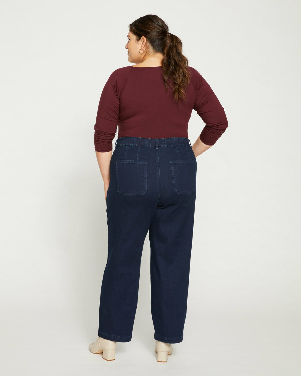 Elastic Waist Weekend Jeans - Dark Indigo | Universal Standard