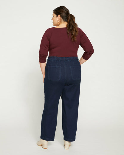 Elastic Waist Weekend Jeans - Dark Indigo | Universal Standard