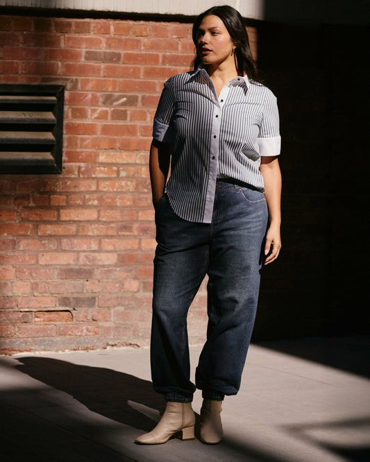 Sweatpant Jogger Jeans - Saddle Blue | Universal Standard