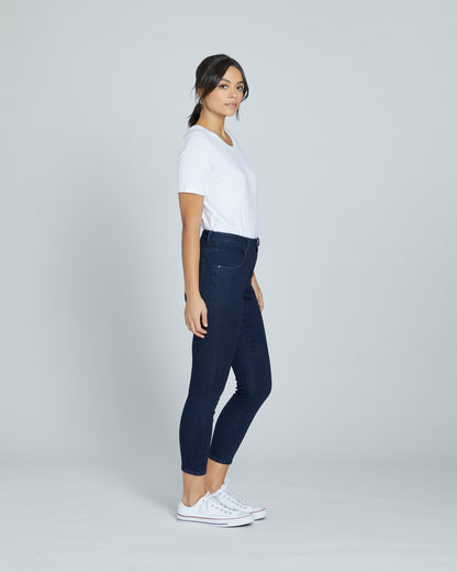 Seine High Rise Skinny Jeans 27 Inch - Dark Indigo | Universal Standard
