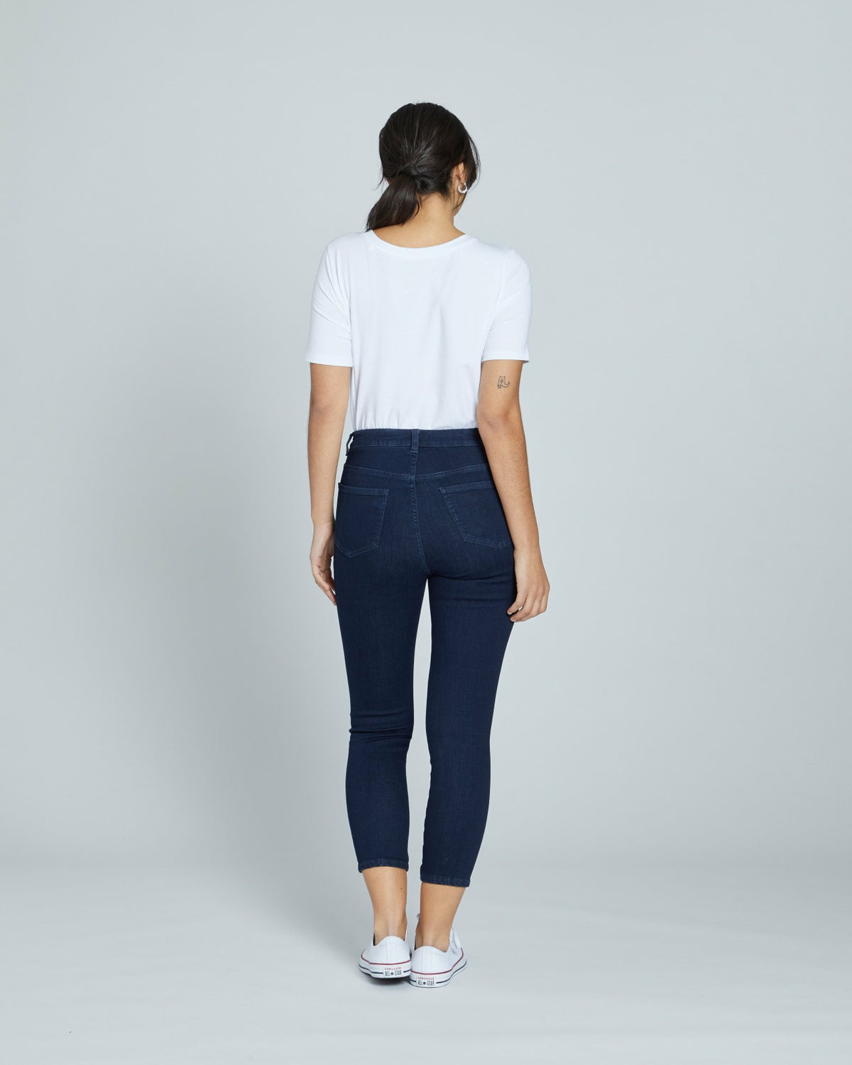 Seine High Rise Skinny Jeans 27 Inch - Dark Indigo | Universal Standard
