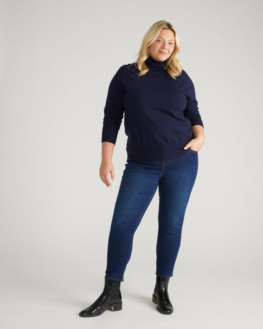 Seine High Rise Skinny Jeans 27 Inch - Heritage Indigo | Universal Standard