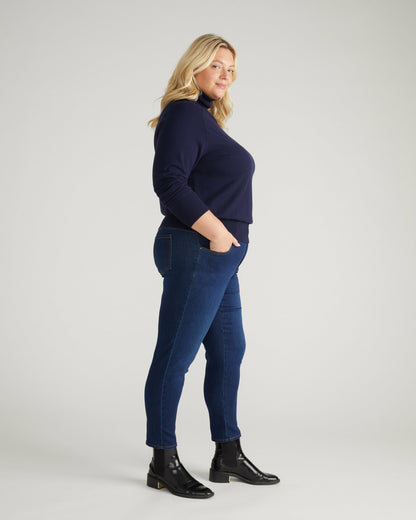 Seine High Rise Skinny Jeans 27 Inch - Heritage Indigo | Universal Standard