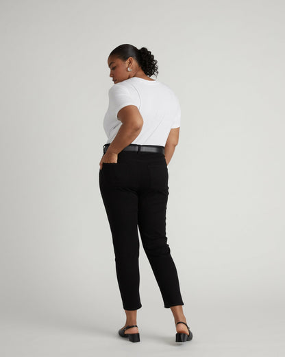 Seine High Rise Skinny Jeans 27 Inch - Jet Black | Universal Standard