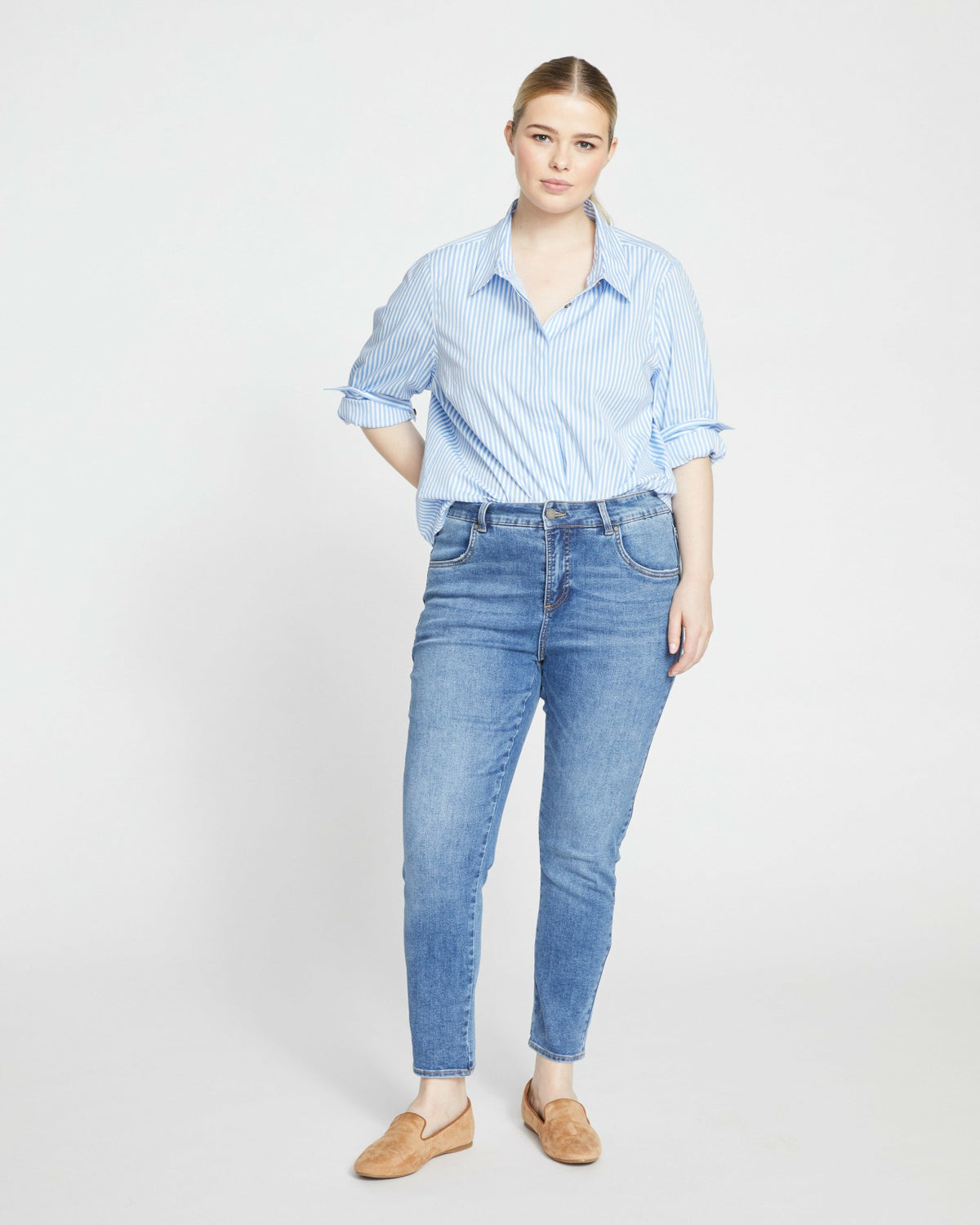 Seine High Rise Skinny Jeans 27 Inch - Vintage Indigo | Universal Standard