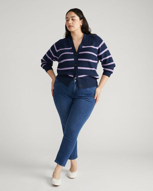 Seine High Rise Skinny Jeans 27 Inch - True Blue | Universal Standard