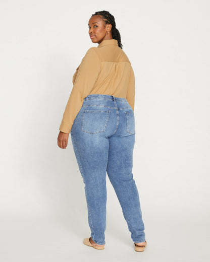 Seine Mid Rise Skinny Jeans 32 Inch - Vintage Indigo | Universal Standard