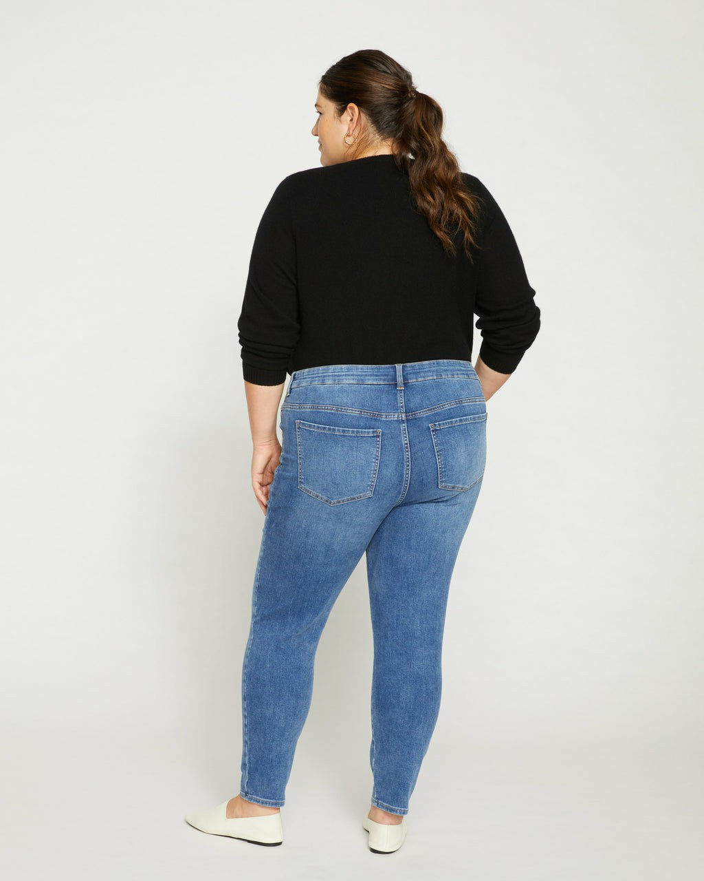 Seine Mid Rise Skinny Jeans 27 Inch - Vintage Indigo | Universal Standard