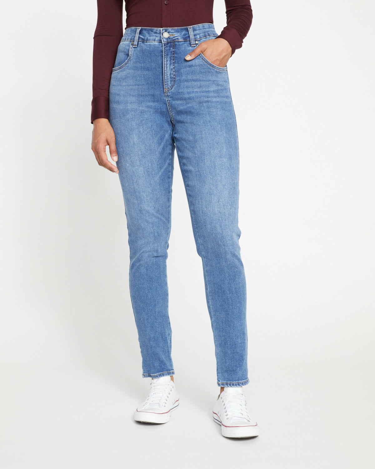 Seine High Rise Skinny Jeans 32 Inch - Vintage Indigo | Universal Standard