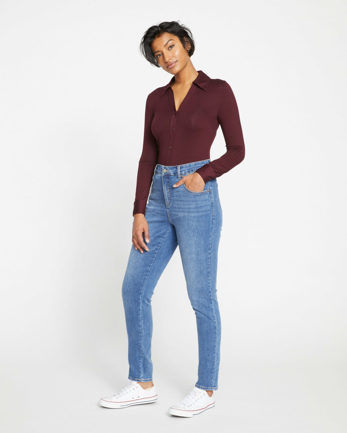 Seine High Rise Skinny Jeans 32 Inch - Vintage Indigo | Universal Standard