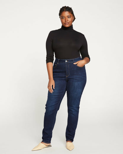 Joni High Rise Curve Slim Leg Jeans 32 Inch - Midnight Blue | Universal Standard