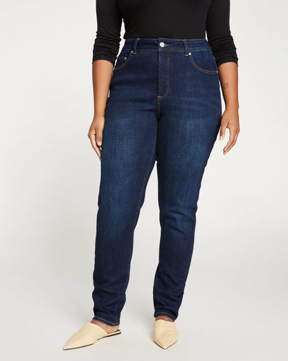 Joni High Rise Curve Slim Leg Jeans 32 Inch - Midnight Blue | Universal Standard